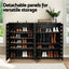 Artiss Shoe Rack Storage Cabinet 20 Pairs 5-tier Black Alster