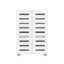 Artiss Shoe Rack Storage Cabinet 20 Pairs 5-tier White Alster
