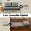 Artiss Sofa Bed 2 Seater Folding Convertible Couch Recliner Lounge Chair