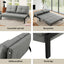 Artiss Sofa Bed 2 Seater Folding Convertible Couch Recliner Lounge Chair