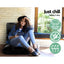 Artiss Sofa Bed Floor Lounge Recliner Foldable Chair & Side Table Bundle