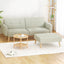 Artiss Sofa Bed Lounge Convertible Ottoman Couch Recliner 3 Seater Fabric Beige