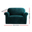 Artiss Sofa Cover Couch Covers 1 Seater Velvet Agate Green