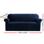 Artiss Sofa Cover Couch Covers 3 Seater Velvet Sapphire