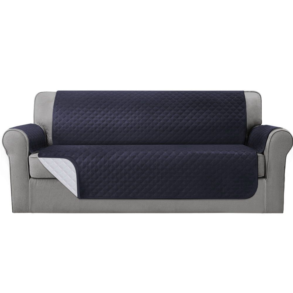 Artiss Sofa Cover Couch Covers 4 Seater Easy to Clean Dark Grey