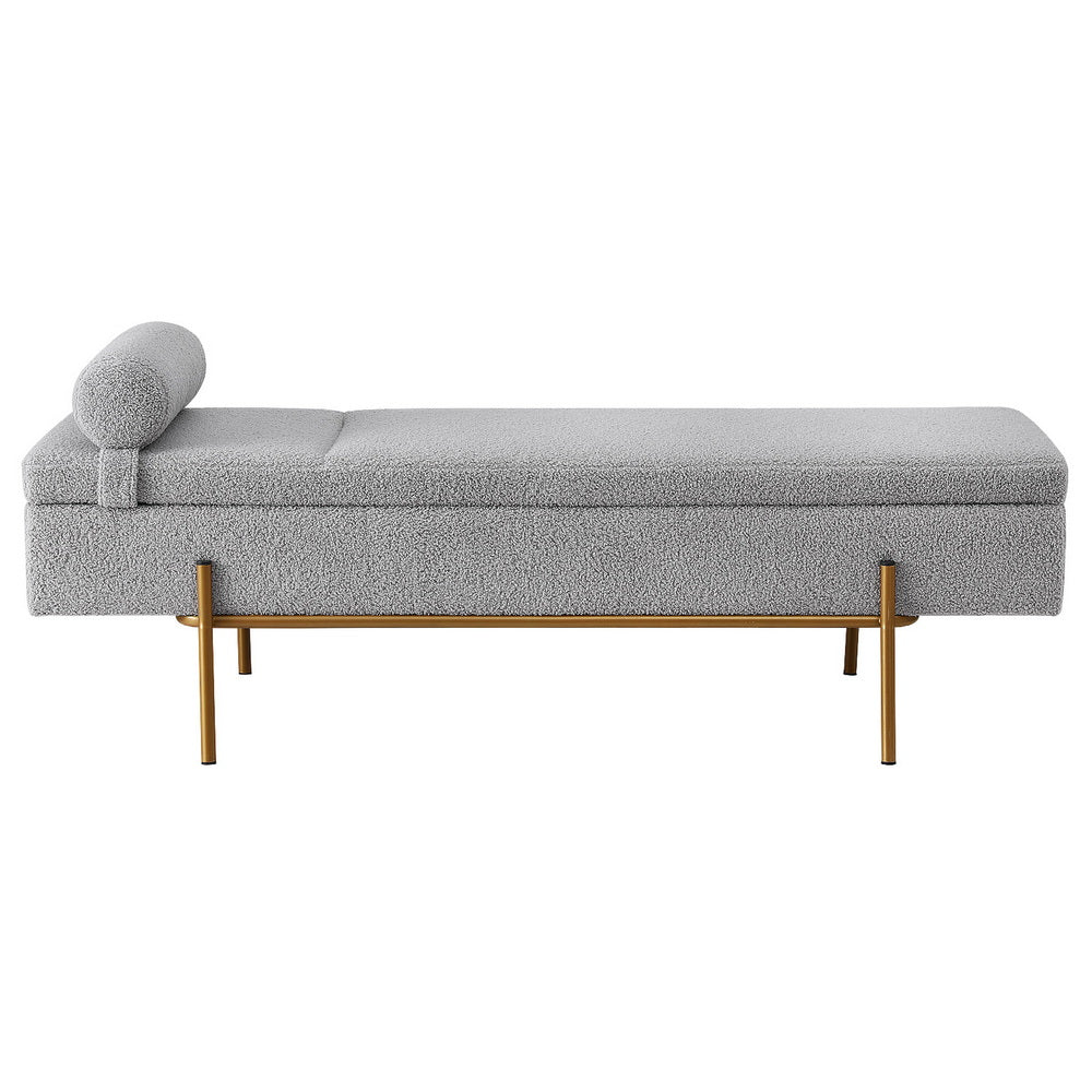 Artiss Storage Ottoman Bed 140cm Pillow Foot Stool