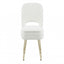 Artiss Storage Ottoman Vanity Stool Foot Stool Folding Back White
