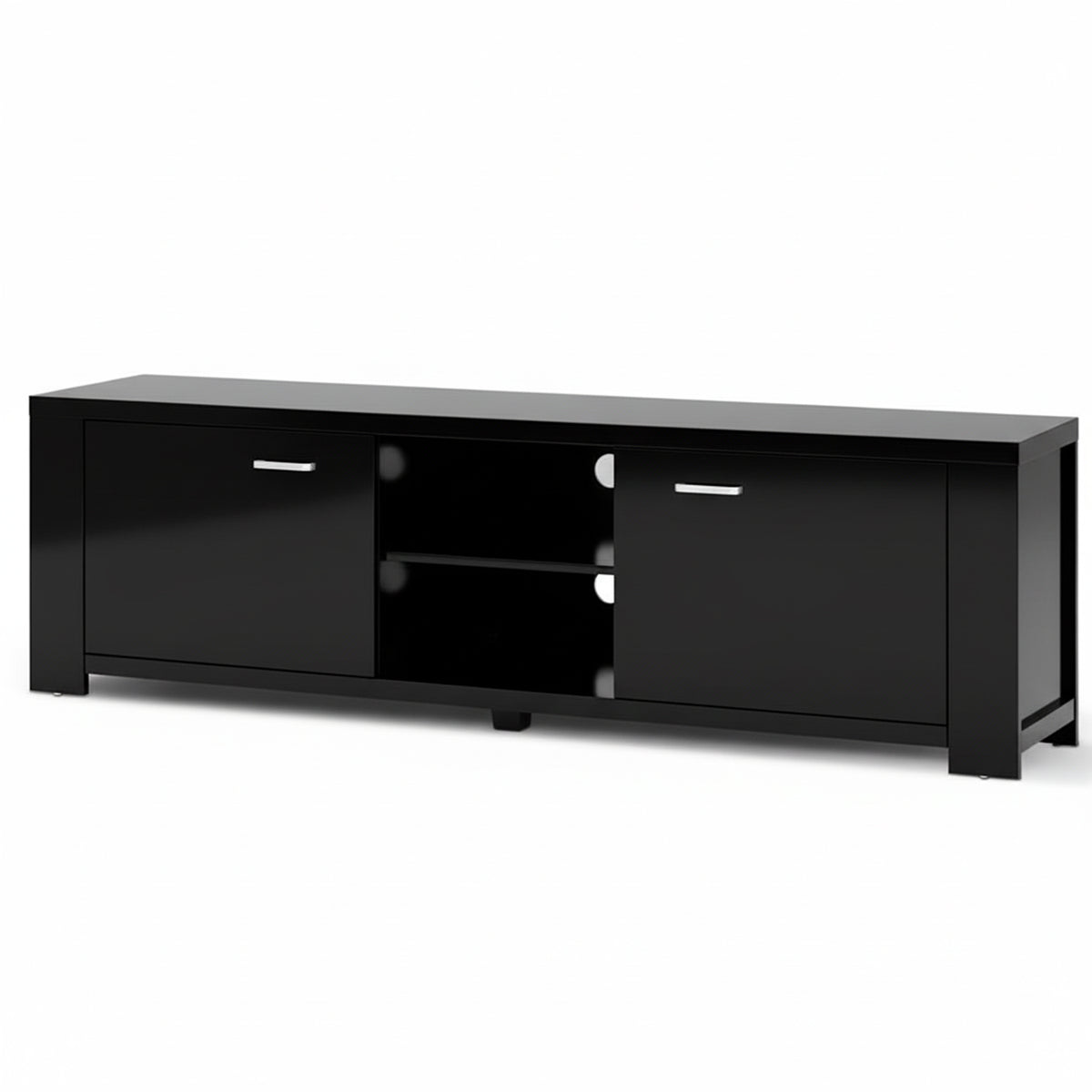 Artiss TV Cabinet Entertainment Unit 160cm Black Maxi