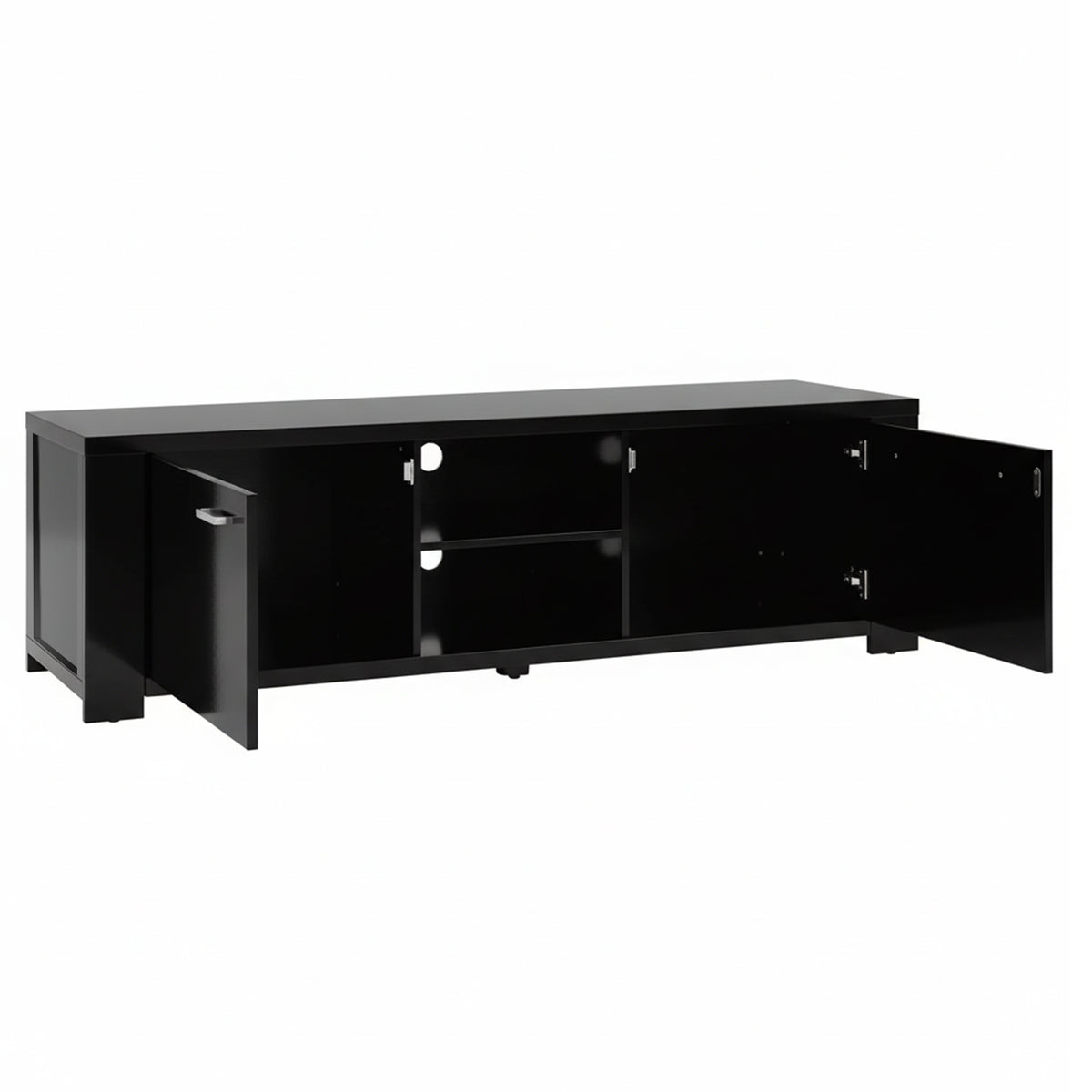 Artiss TV Cabinet Entertainment Unit 160cm Black Maxi
