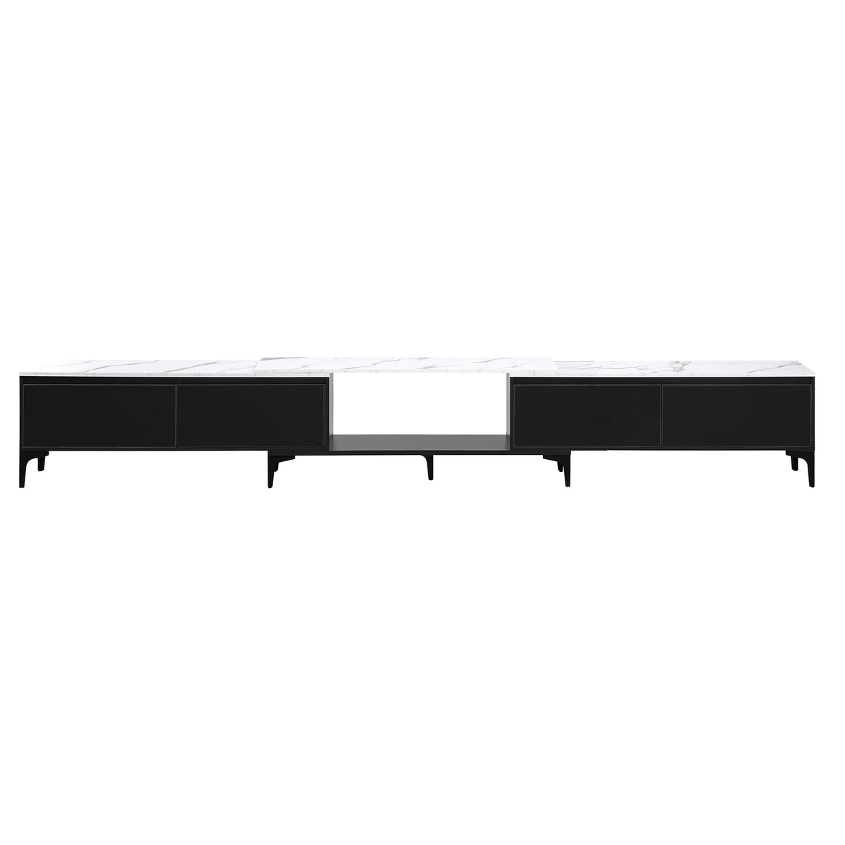 Artiss TV Cabinet Entertainment Unit Stand Extendable Black