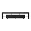 Artiss TV Cabinet Entertainment Unit Stand RGB LED Gloss Furniture 200cm Black
