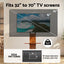 Artiss TV Stand 32-70" Wooden Tray Swivel Height Adjustable