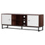Artiss TV Unit 150cm Storage Shelves Walnut White