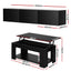 Artiss TV Unit & Coffee Table Set Storage Cabinet Black