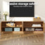 Artiss TV Unit Entertainment Unit Storage Cabinet 180cm Pine