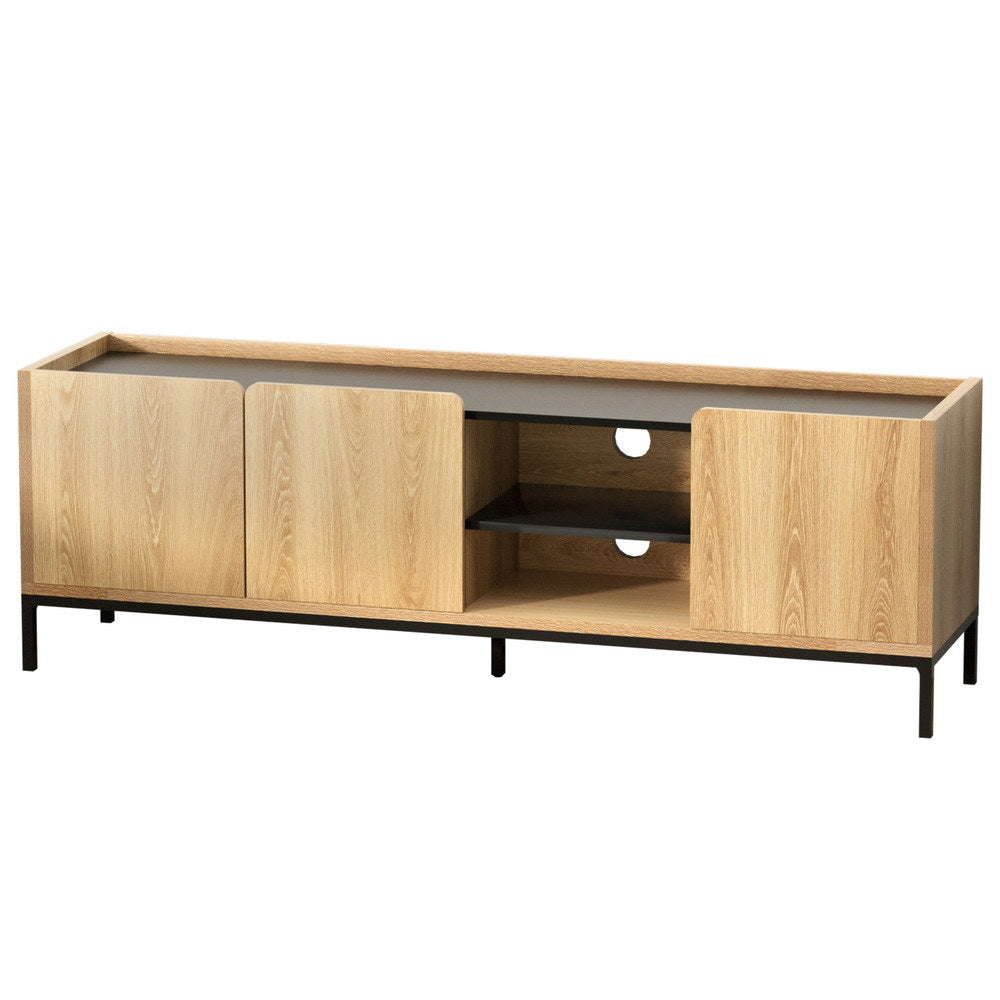 Artiss TV Unit Entertainment Unit Storage Cabinet Shelf 160cm Pine