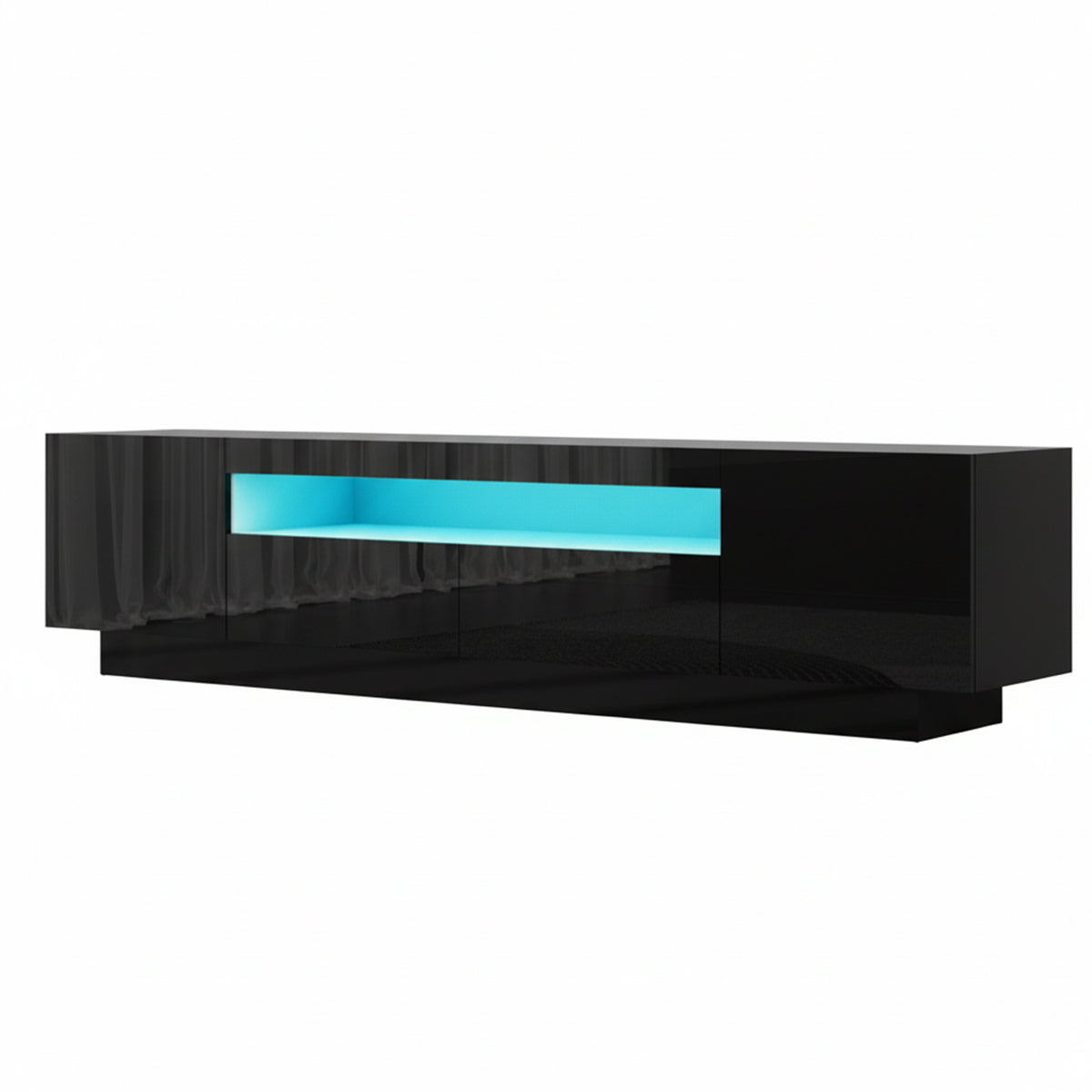 Artiss TV Unit Entertainment Unit Storage Drawer RGB LED 180cm Black