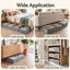 Artiss Under Bed Storage Containers X4 90L Boxes Organiser Clear Top Fabric Grey