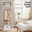 Artiss Wardrobe Clothes Closet Storage Organizer Shelf White