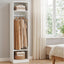Artiss Wardrobe Clothes Closet Storage Organizer Shelf White