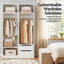 Artiss Wardrobe Clothes Closet Storage Organizer White