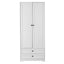 Artiss Wardrobe Clothes Closet Storage Organizer with 2 Doors White
