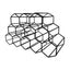 Artiss Wine Rack Metal 12 Bottle No Assembly Required Black