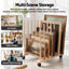 Artiss Wooden Art Drying & Canvas Storage Rack with Caster Wheels for Studio,Galleries,Classroom