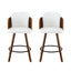 Artiss Wooden Bar Stools Swivel Kitchen Counter Stool Chair 58cm Seat Height