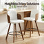 Artiss Wooden Bar Stools Swivel Kitchen Counter Stool Chair 58cm Seat Height