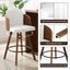 Artiss Wooden Bar Stools Swivel Kitchen Counter Stool Chair 58cm Seat Height