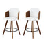 Artiss Wooden Bar Stools Swivel Kitchen Counter Stool Chair 58cm Seat Height