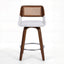 Artiss Wooden Bar Stools Swivel Kitchen Counter Stool Chair 60cm Seat Height