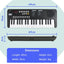 Axus Mini Keyboard 37 Key Keyboard - Black