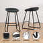 Artiss 2x Bar Stools Kitchen Dining Chairs Counter Stool PU Leather Metal