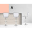 Artiss 2x Bar Stools Gas Lift Leather Seat White