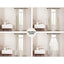Artiss 2X 132x213cm Blockout Sheer Curtains Beige