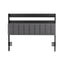 Artiss Double Headboard Charging Station Storage LED Light Grey Upholstered