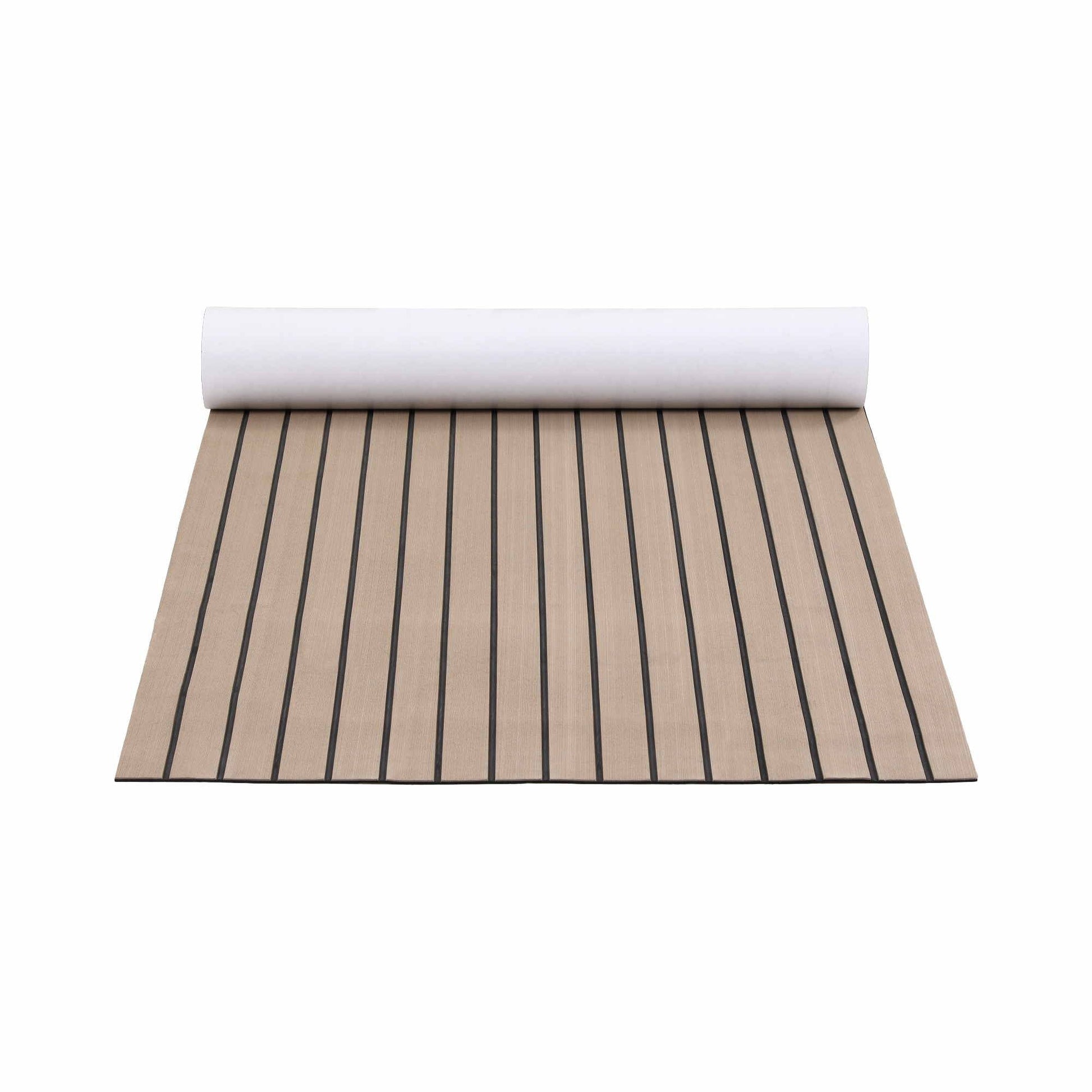 Seamanship Boat Flooring, EVA Foam Decking Mat, 240x90cm, Taupe