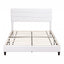 Artiss Double Bed Frame with Adjustable Headboard Platform Base Linen Fabric Charging Ports
