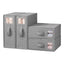 Artiss Bed Sheet Organisers Box Set 4Pcs Storage King Size Bedding Foldable Grey
