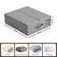 Artiss Bed Sheet Organisers Box Set 8Pcs Storage King Size Bedding Foldable Grey