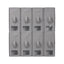 Artiss Bed Sheet Organisers Box Set 8Pcs Storage King Size Bedding Foldable Grey