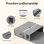 Artiss Bed Sheet Organisers Box Set 8Pcs Storage King Size Bedding Foldable Grey