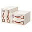 Artiss Bed Sheet Organisers Box 4Pcs Storage King Size Bedding Foldable Beige