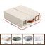 Artiss Bed Sheet Organisers Box 8Pcs Storage King Size Bedding Foldable Beige