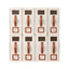 Artiss Bed Sheet Organisers Box 8Pcs Storage King Size Bedding Foldable Beige