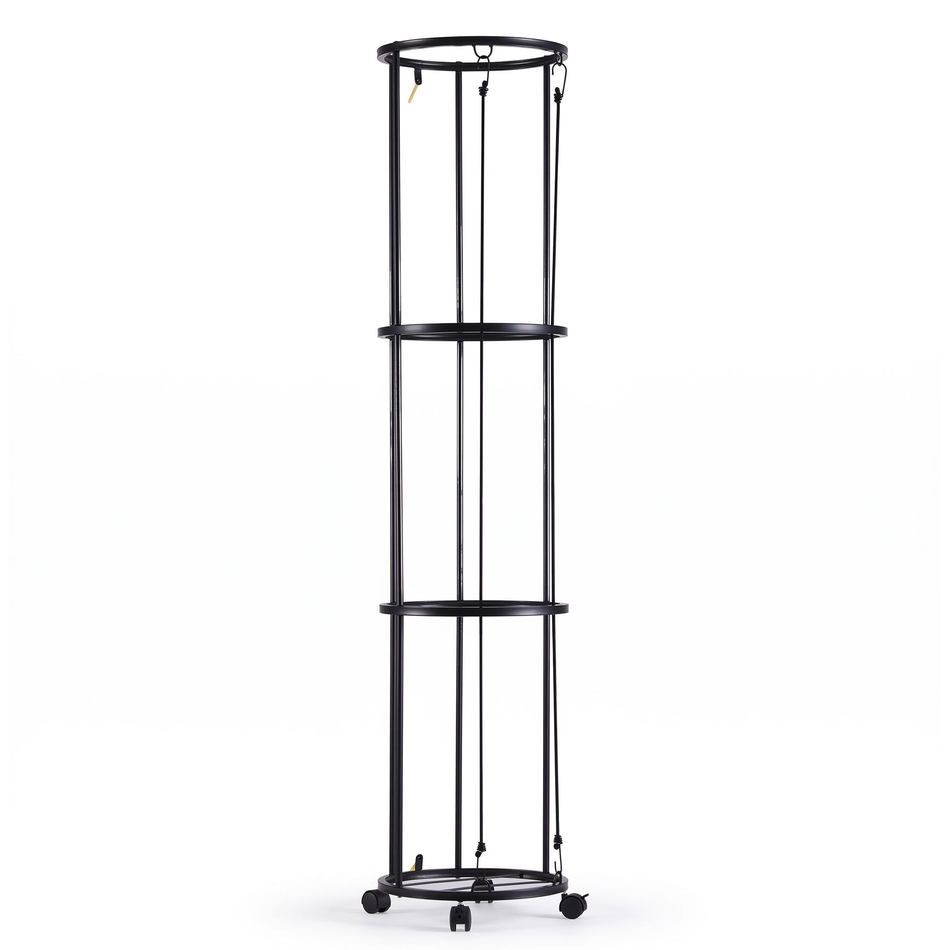 Everfit Vertical Ball Storage Rack with Wheels Sports Equipment Organiser