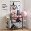 Everfit Yoga Mat Ball Storage Cart Multifunction Equipment Organizer Rack 145cm