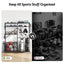 Everfit Sports Equipment Organizer Rack Multi Garage Storage for Golf Bag 174cm